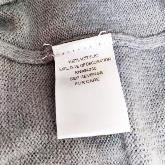 Take Out Gray Short Sleeve Mini Sweater Dress - Picture 7 of 8